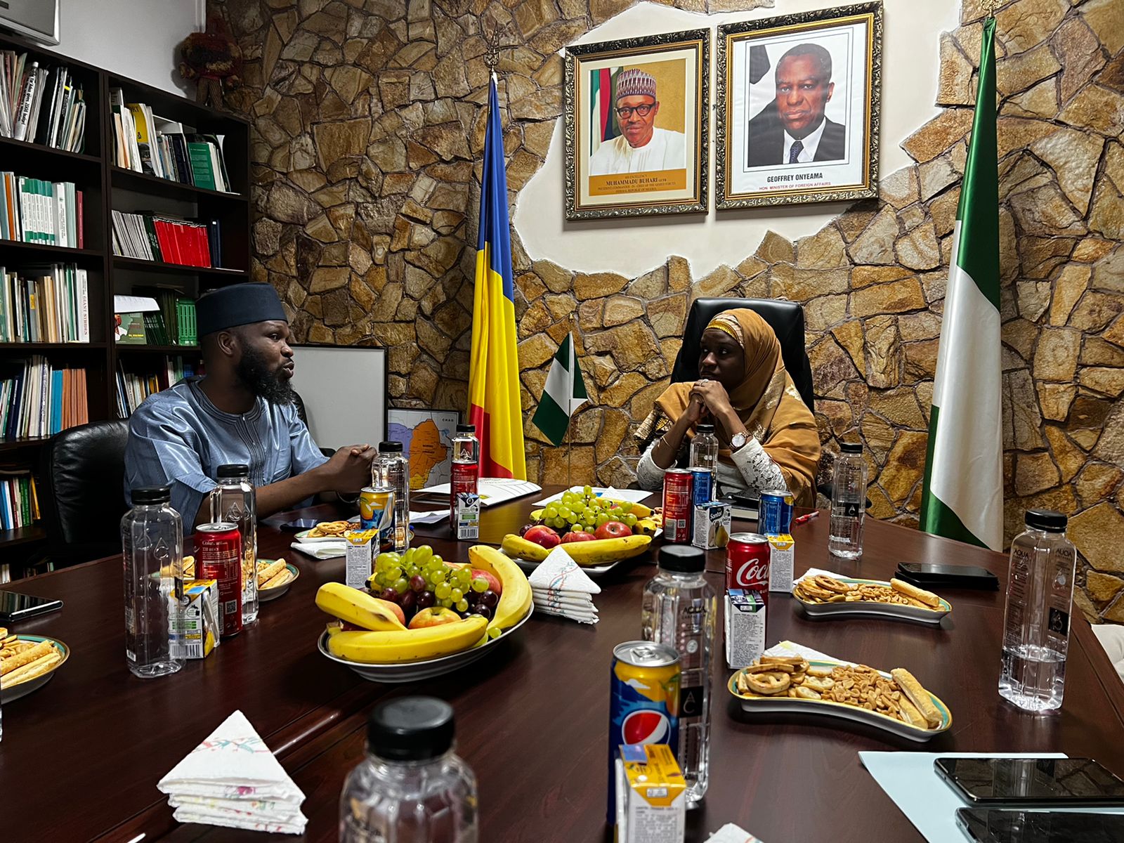 Amb. Safiya Ahmad Nuhu met with some personnel from Ahmadu Bello University on Erasmus Programme in Timisaora, Romania.